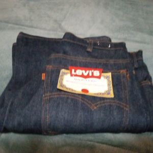 Mens vintage 70's Levi's Orange tab 646 Bell Bottoms Blue Jeans 30/30 New/W Tag!